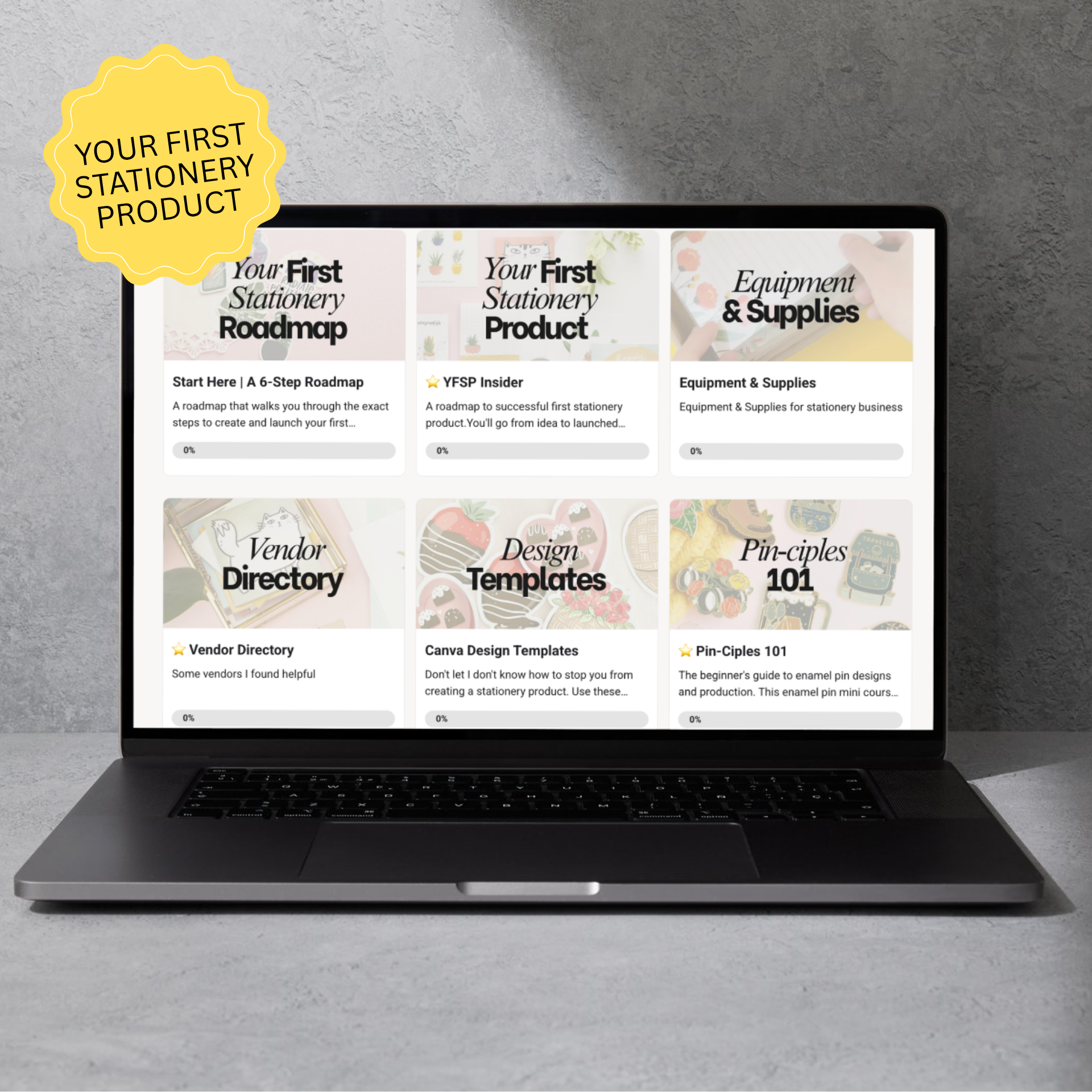 Your First Stationery Product community preview